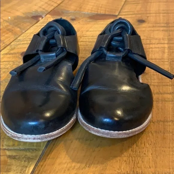 Alpha60 black leather Mella loafers Size 7.5 - Picture 7 of 12